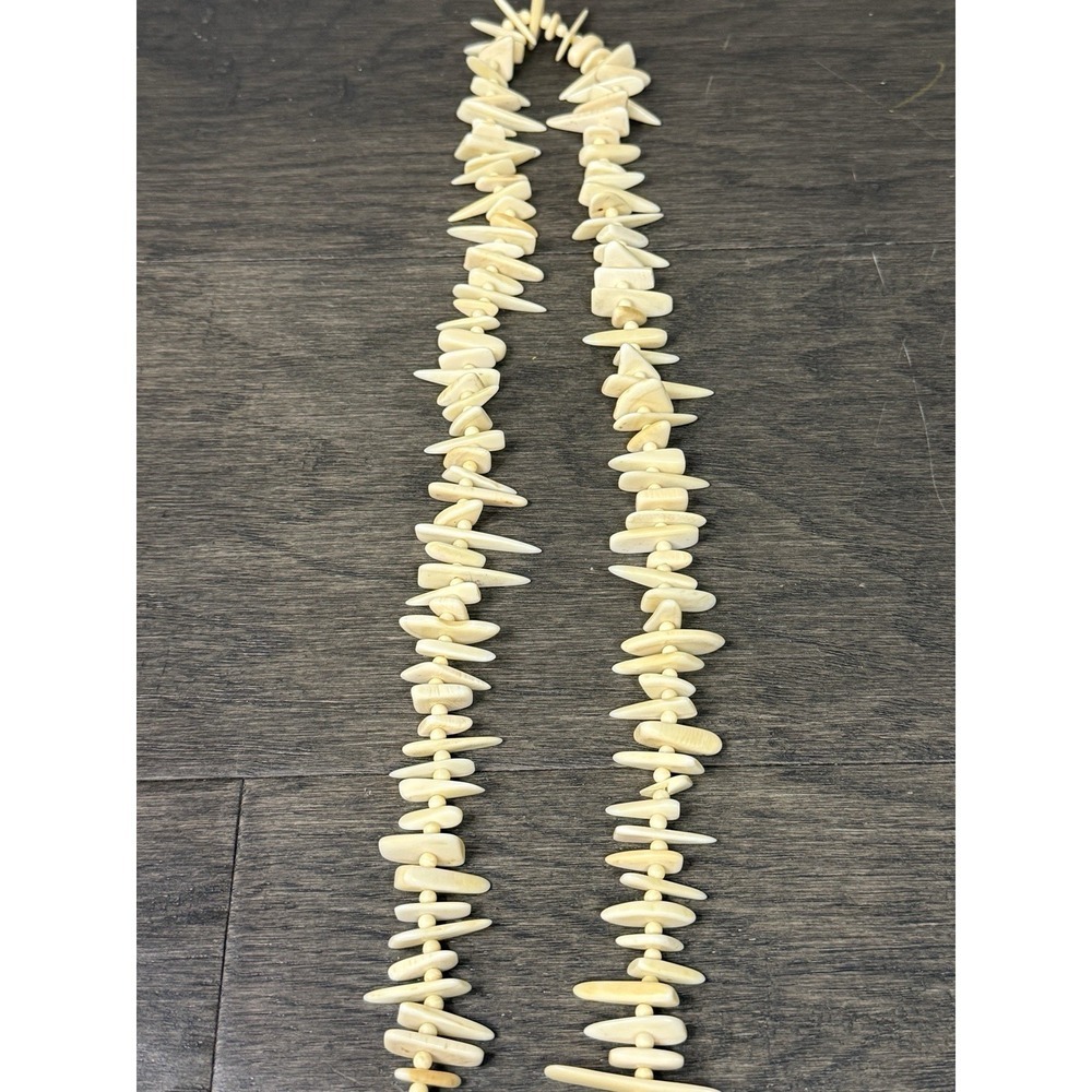 Vintage Necklace Brutalist Jewelry Bone? Tribal Dagger - Picture 5 of 5